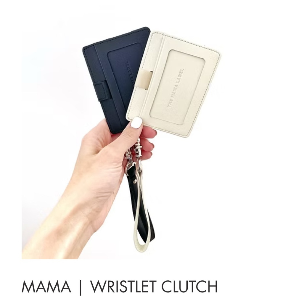 Cream Wristlet